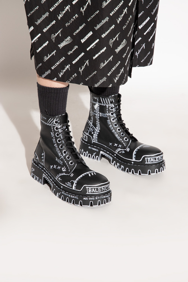 Black Strike ankle boots Balenciaga CHEERIO Calzino SNEAKER PAL 6P nero Biname fmedShops Bermuda